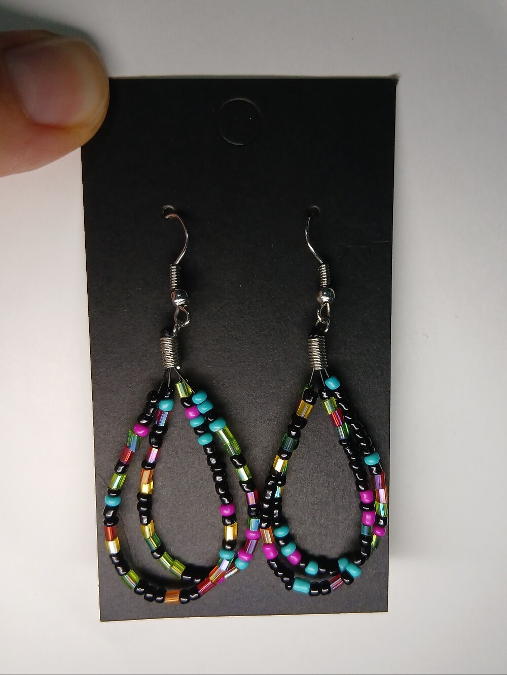 2/$18 Handmade Beaded Indigenous Native Earring Women Accessory
